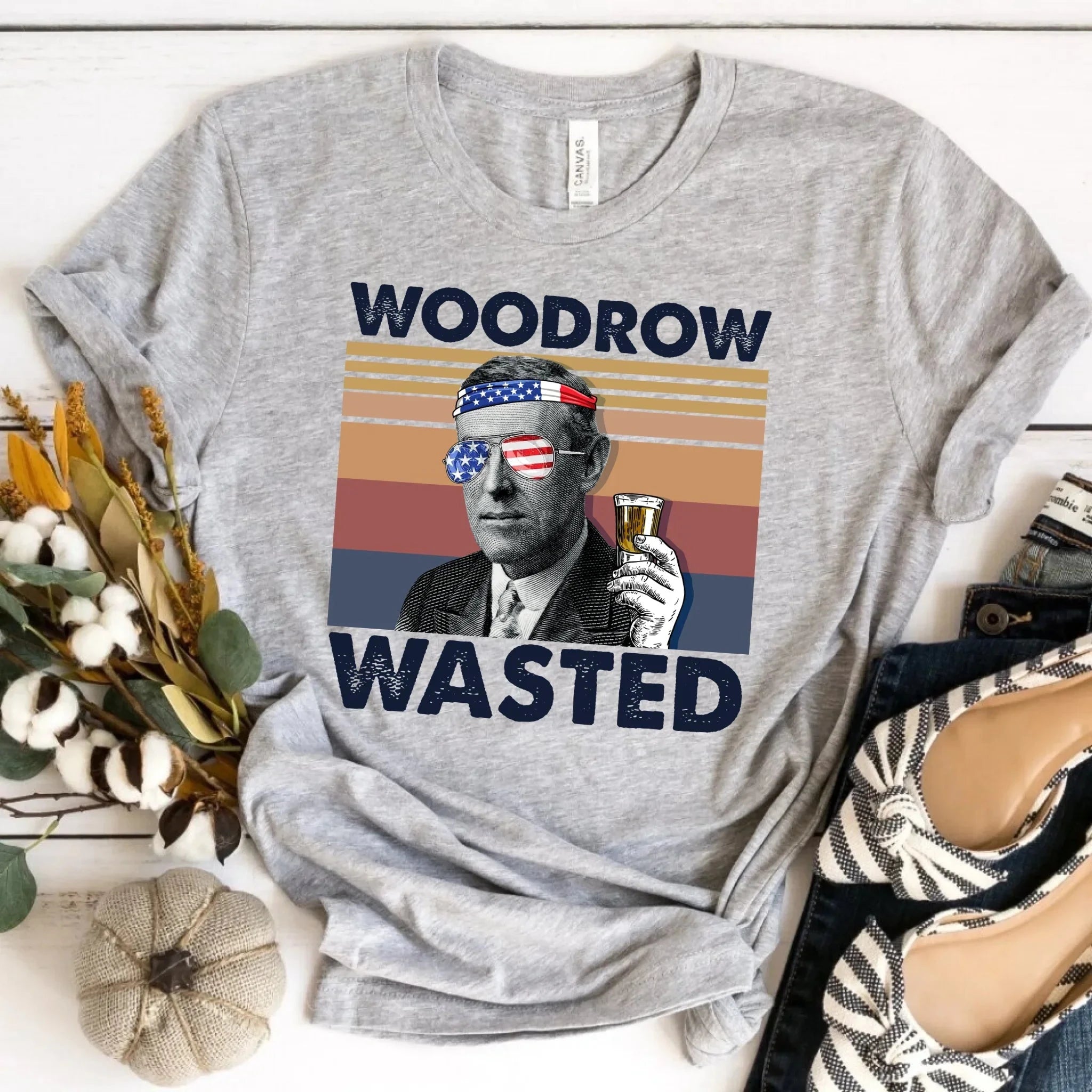 4th Of July Choose Your President Boozy Retro Top - Adorb Custom Tees