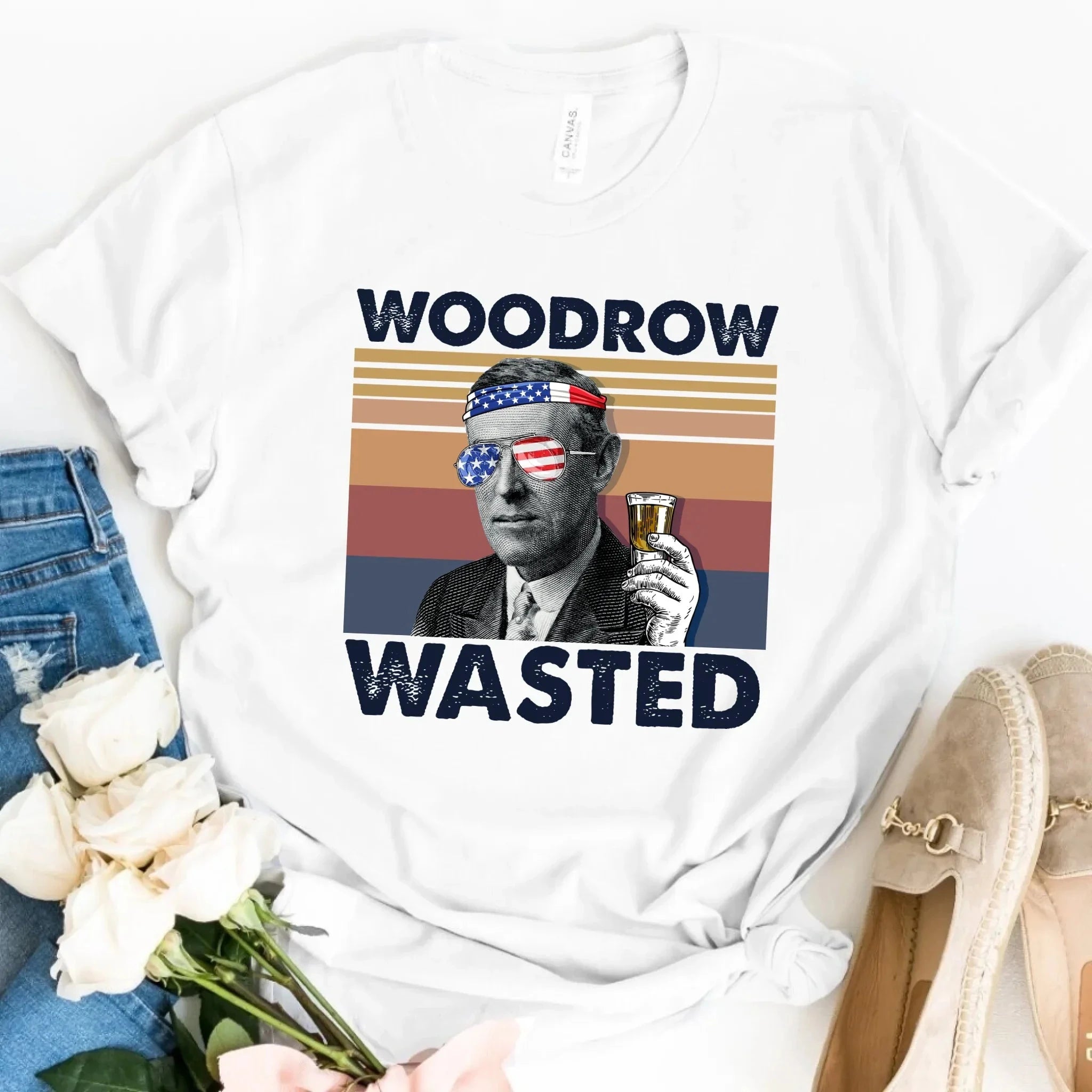 4th Of July Choose Your President Boozy Retro Top - Adorb Custom Tees