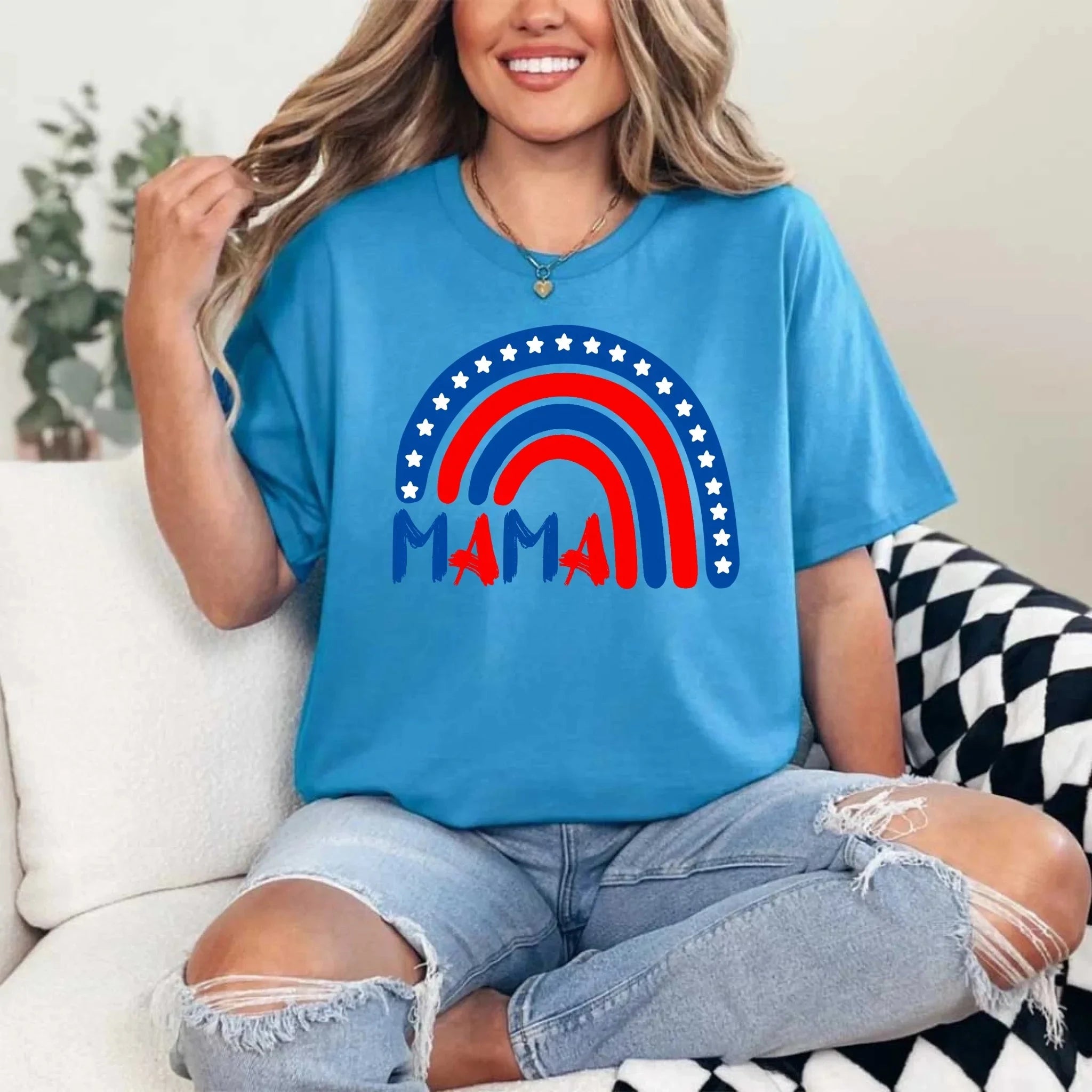 Patriotic Mama & Mini Matching T-shirt Adorb.co