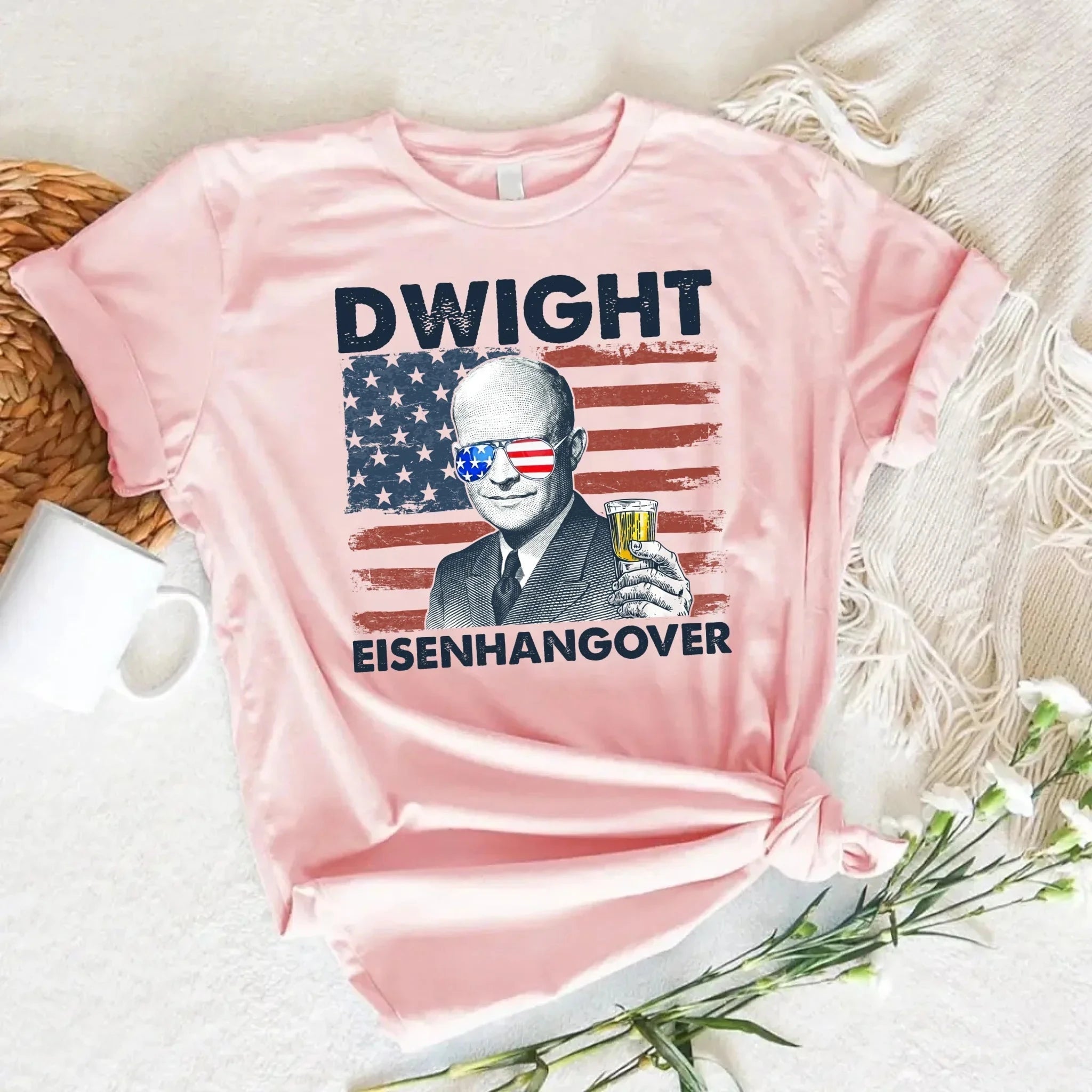 Eisenhangover 4th of July Shirt – Funny Dwight Eisenhower Boozy Tee Adorb.co