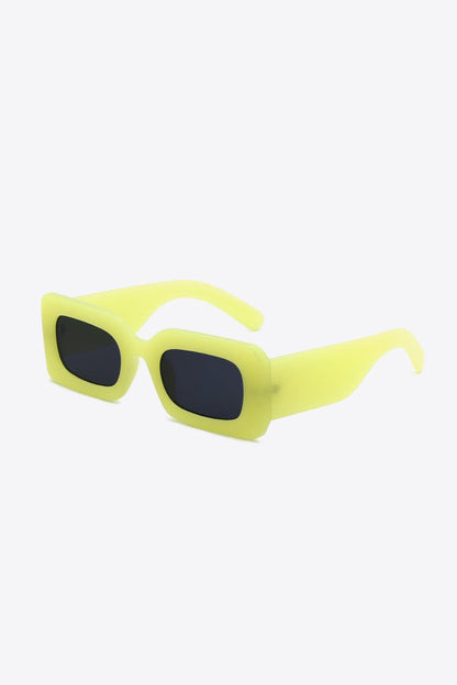 Polycarbonate Frame Rectangle Sunglasses.