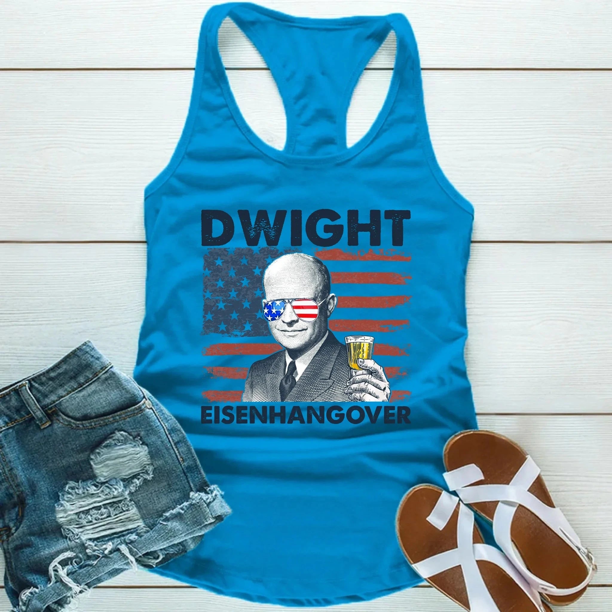 Eisenhangover Unisex Tank Top – Funny 4th of July Drinking Shirt Adorb.co