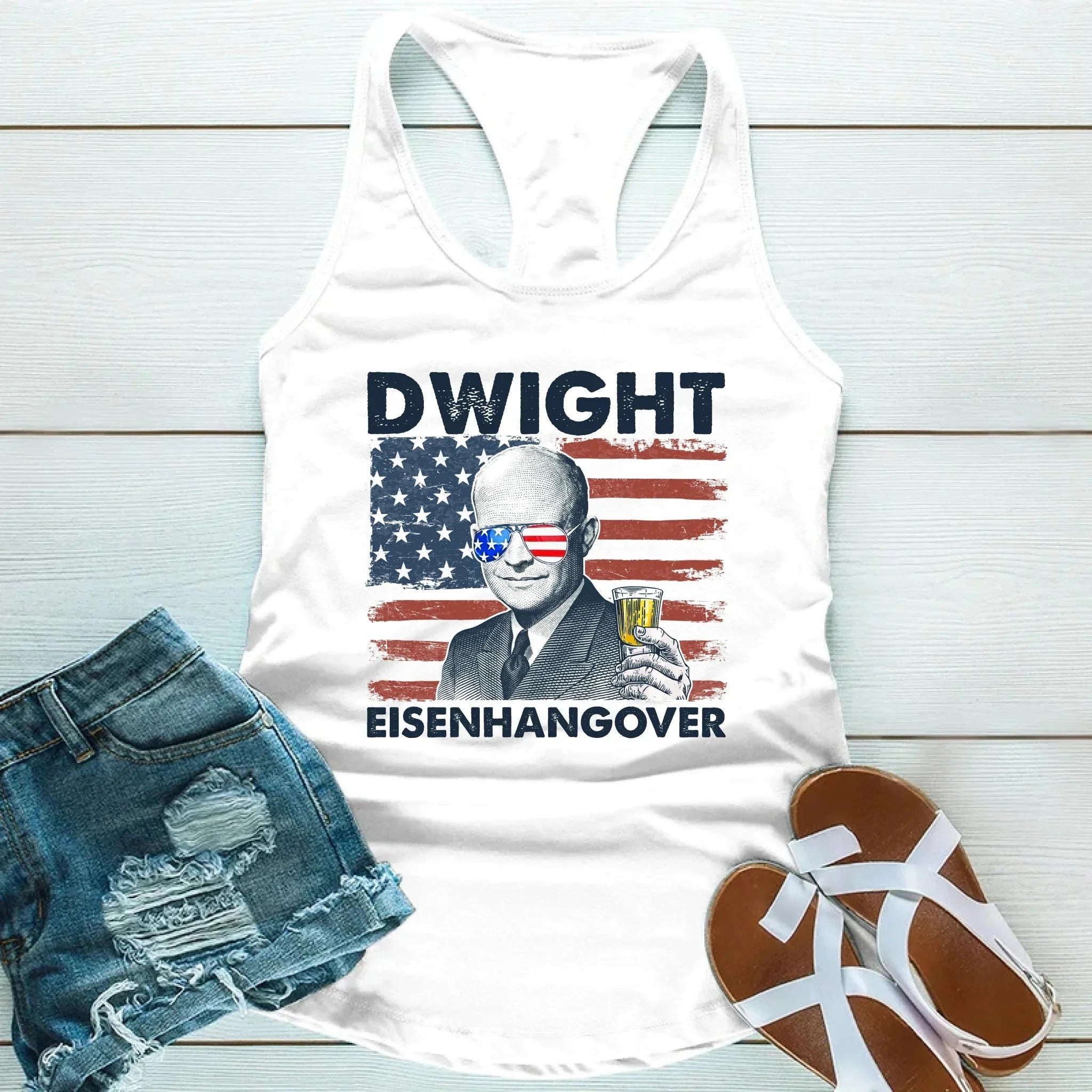 Eisenhangover Unisex Tank Top – Funny 4th of July Drinking Shirt Adorb.co