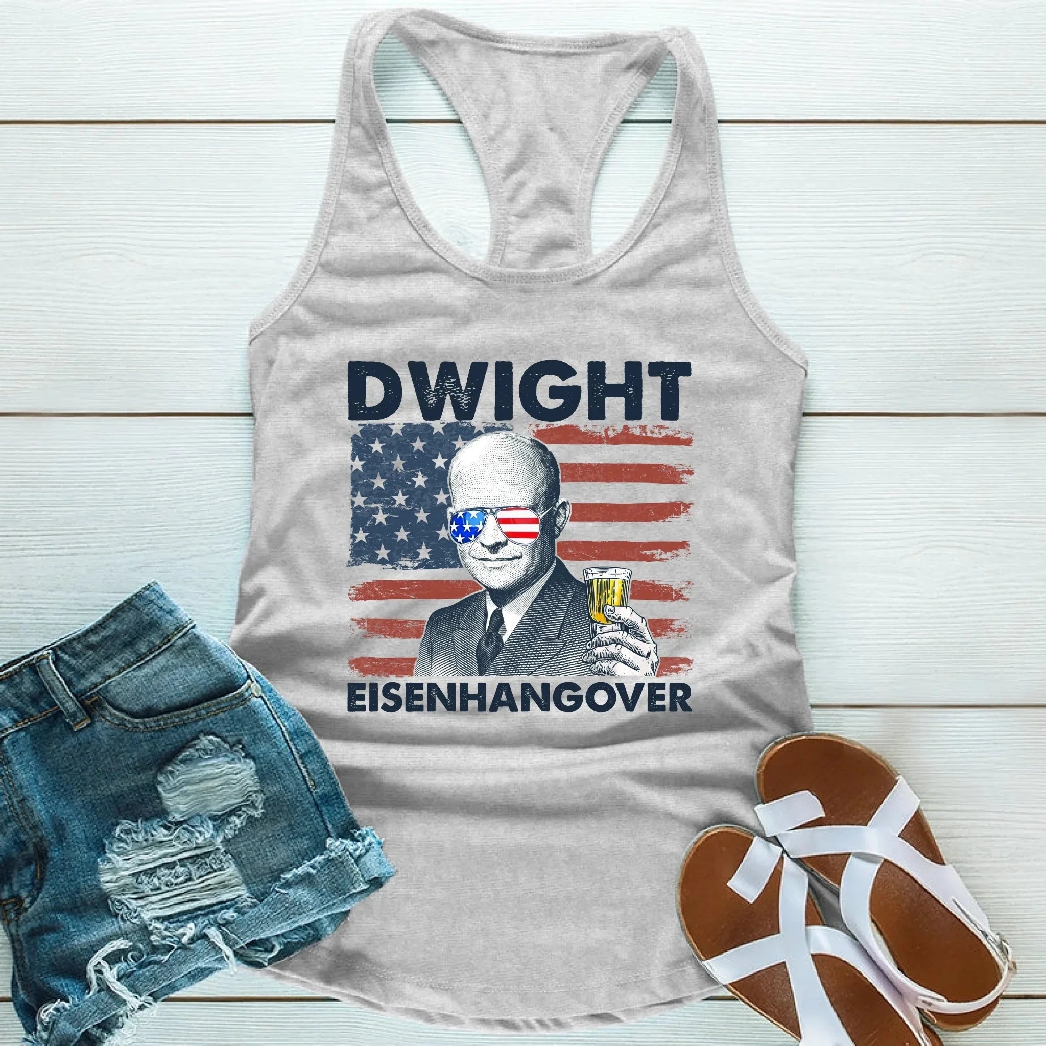 Eisenhangover Unisex Tank Top – Funny 4th of July Drinking Shirt Adorb.co