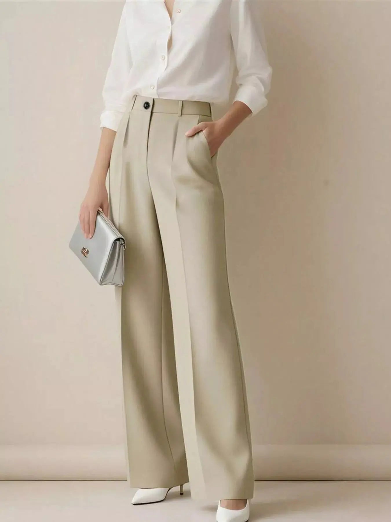 High-Waisted Wide Leg Pants Simply Love