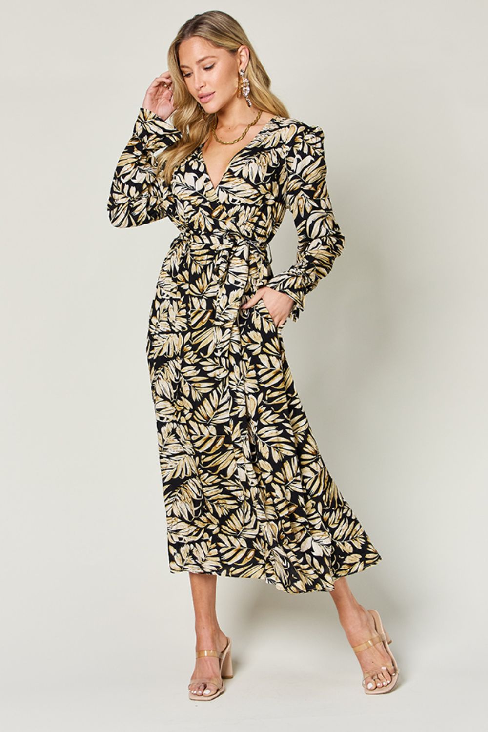 Double Take: Flounce Sleeve Dress
