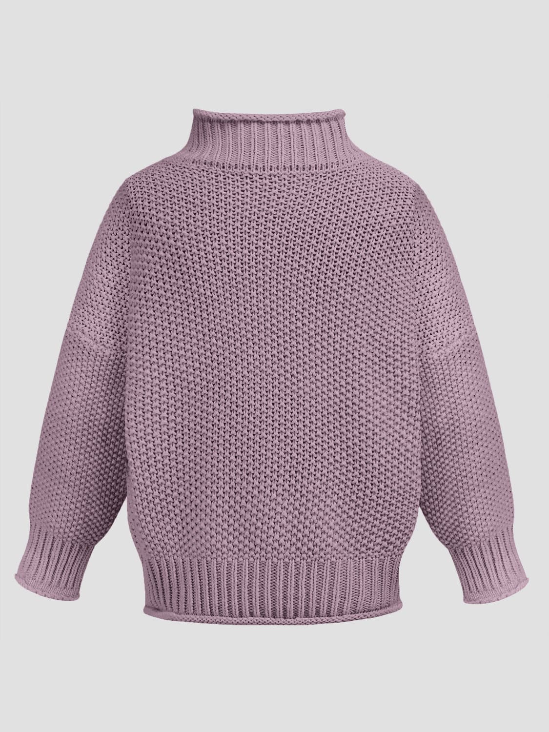 Turtleneck Long Sleeve Sweater.