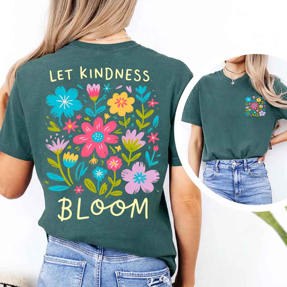 Kindness Matters Comfort Colors T-Shirt, Be Kind Positive Quote Tee Adorb Custom Tees
