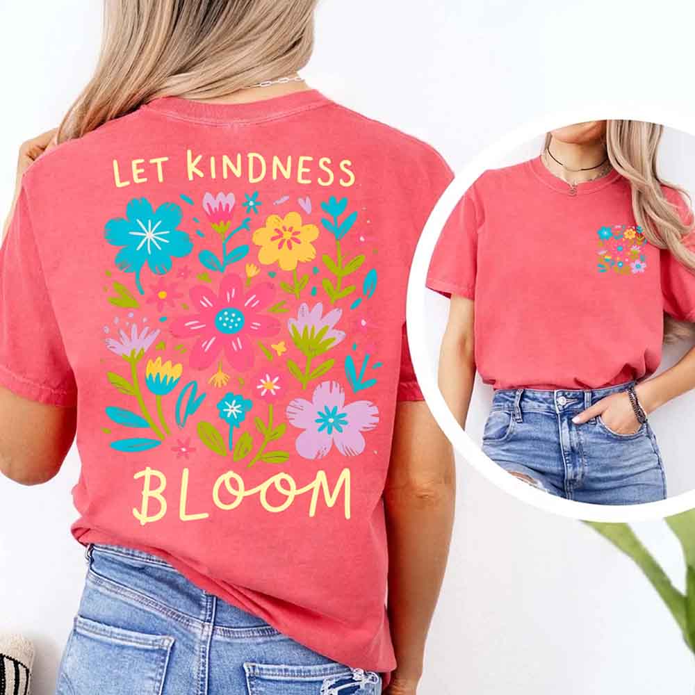 Kindness Matters Comfort Colors T-Shirt, Be Kind Positive Quote Tee Adorb Custom Tees