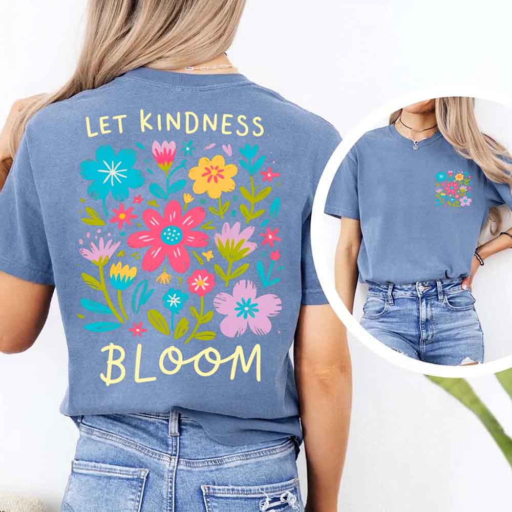 Kindness Matters Comfort Colors T-Shirt, Be Kind Positive Quote Tee Adorb Custom Tees