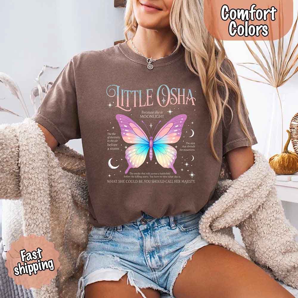 Butterfly Dreamscape Comfort Colors T-Shirt – Soft Aesthetic Tee for Women Adorb Custom Tees