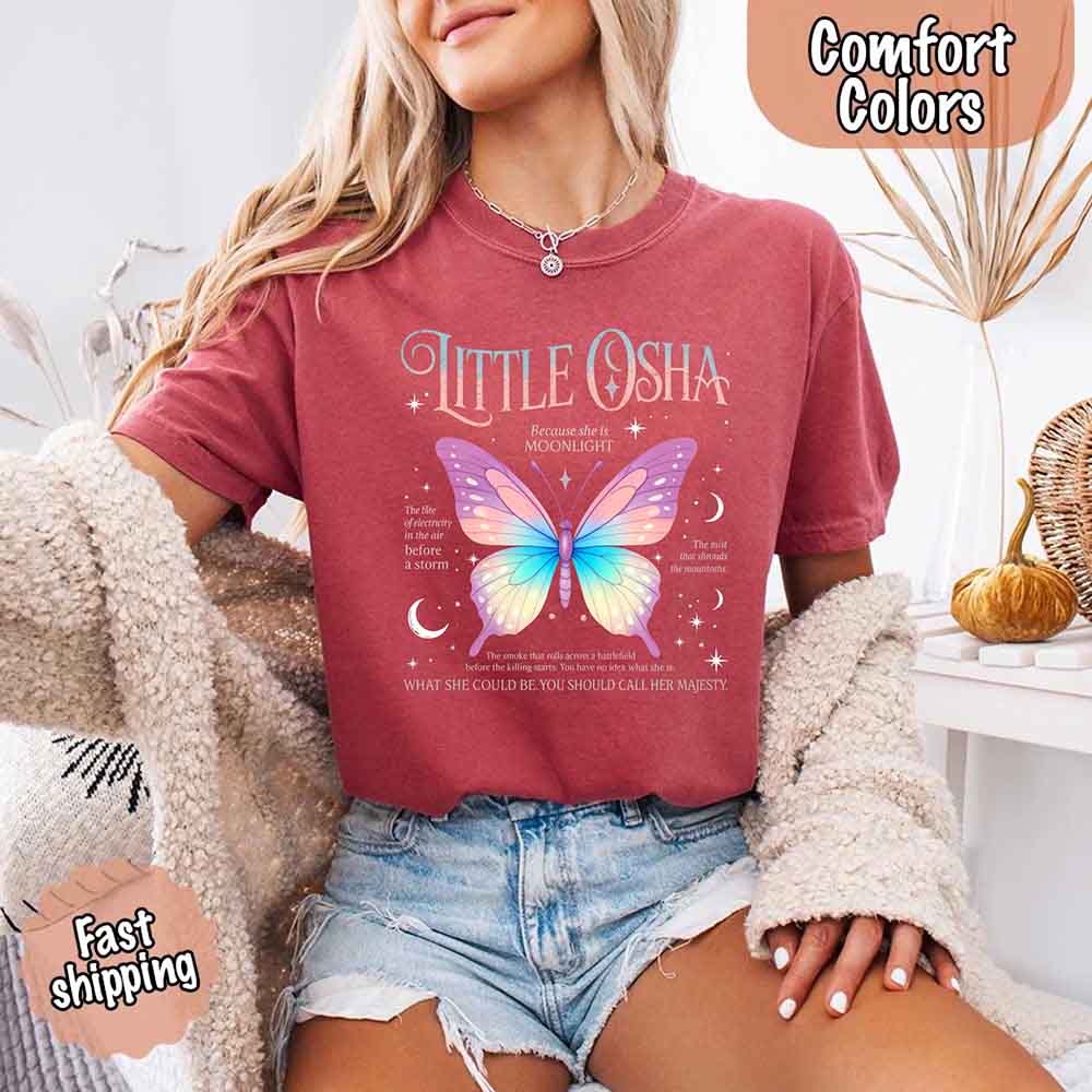 Butterfly Dreamscape Comfort Colors T-Shirt – Soft Aesthetic Tee for Women Adorb Custom Tees