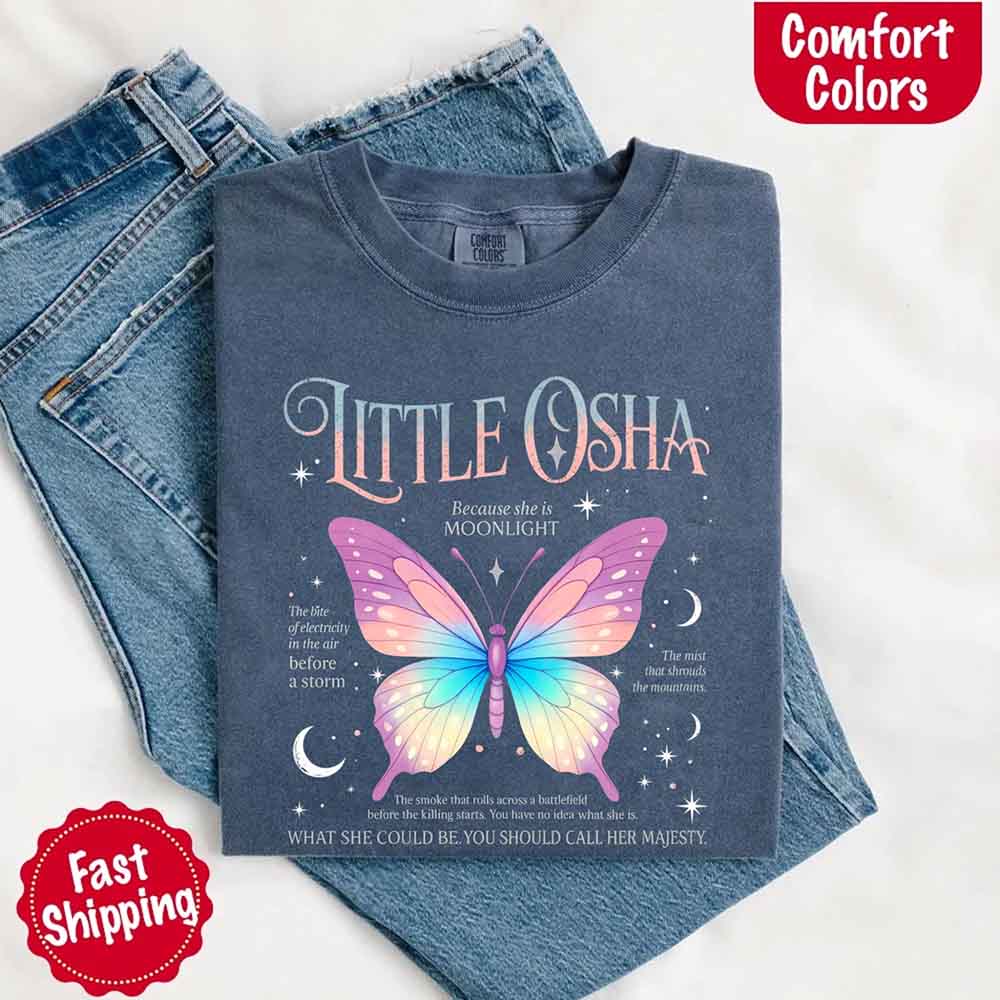 Butterfly Dreamscape Comfort Colors T-Shirt – Soft Aesthetic Tee for Women Adorb Custom Tees