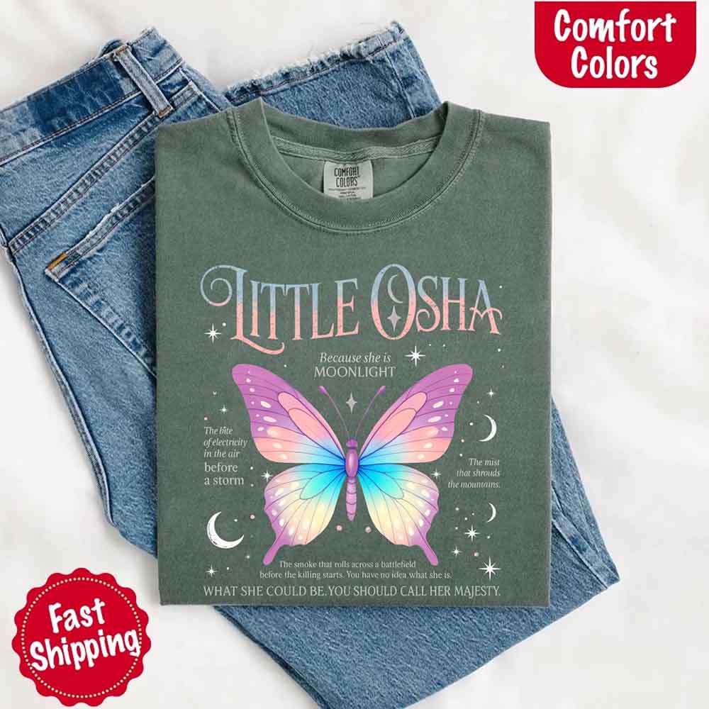Butterfly Dreamscape Comfort Colors T-Shirt – Soft Aesthetic Tee for Women Adorb Custom Tees