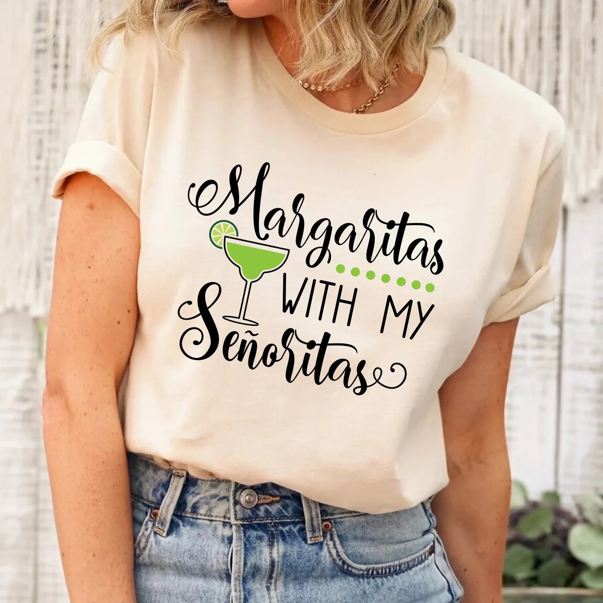 🍸 Margaritas With My Señoritas Best Friends Matching T-Shirts Adorb.co