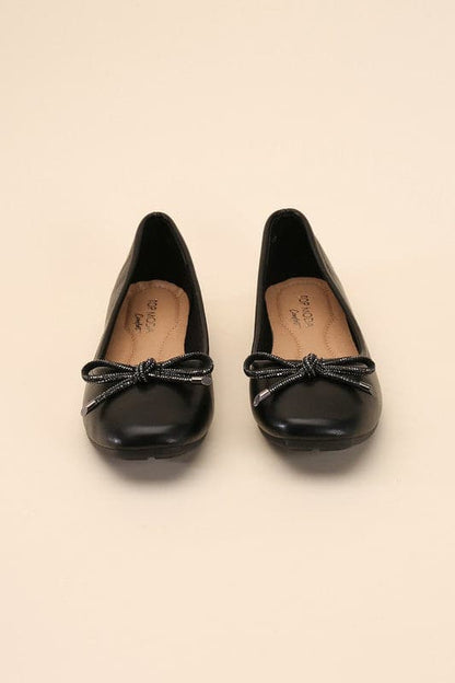 DOROTHY-77 Bow Ballet Flats.