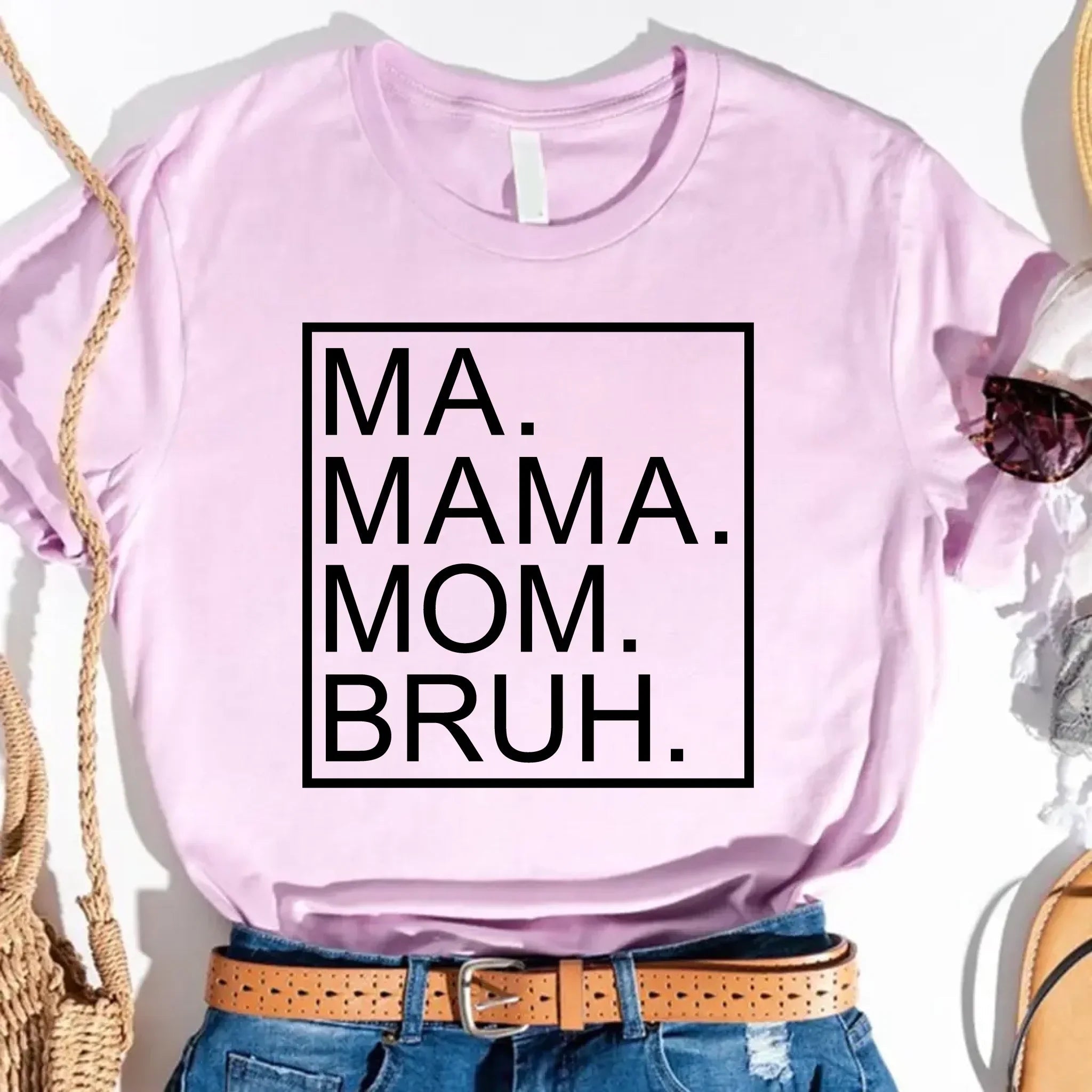 Ma Mama Mom Bruh T-Shirt – Funny Mom Sweatshirt Mother's Day Gift Adorb Custom Tees