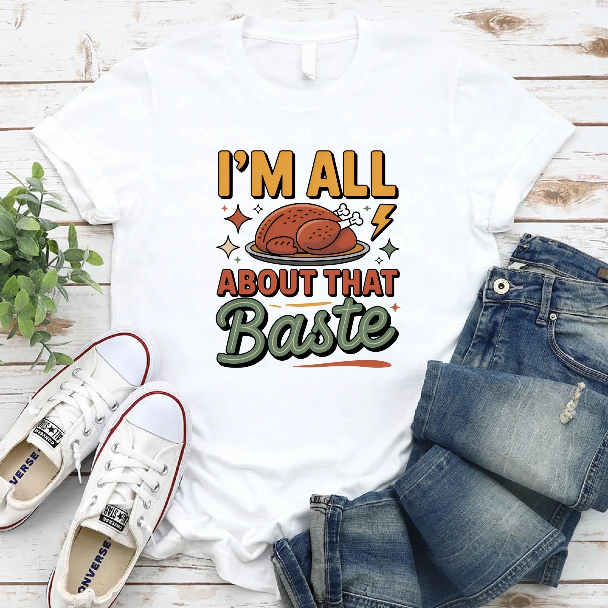 Funny Thanksgiving Couples Shirts – Baste & Gravy Matching Tees Adorb Custom Tees