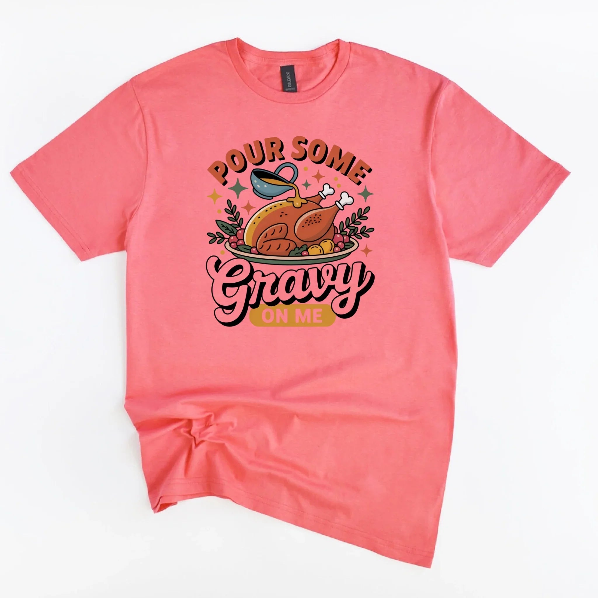 Funny Thanksgiving Couples Shirts – Baste & Gravy Matching Tees Adorb Custom Tees
