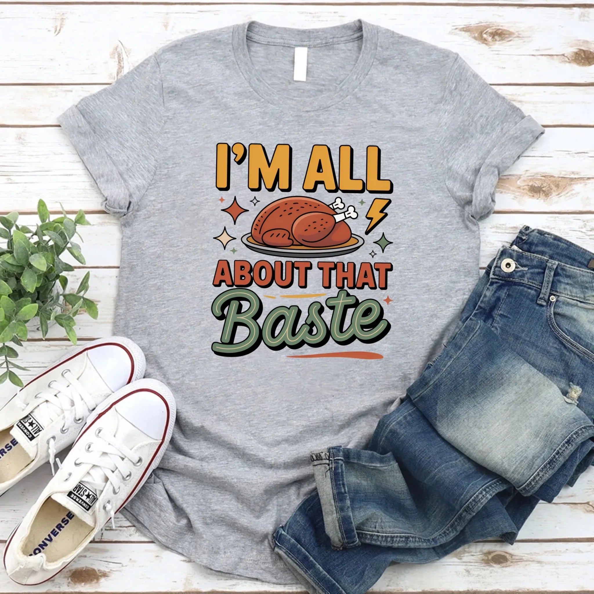 Funny Thanksgiving Couples Shirts – Baste & Gravy Matching Tees Adorb Custom Tees