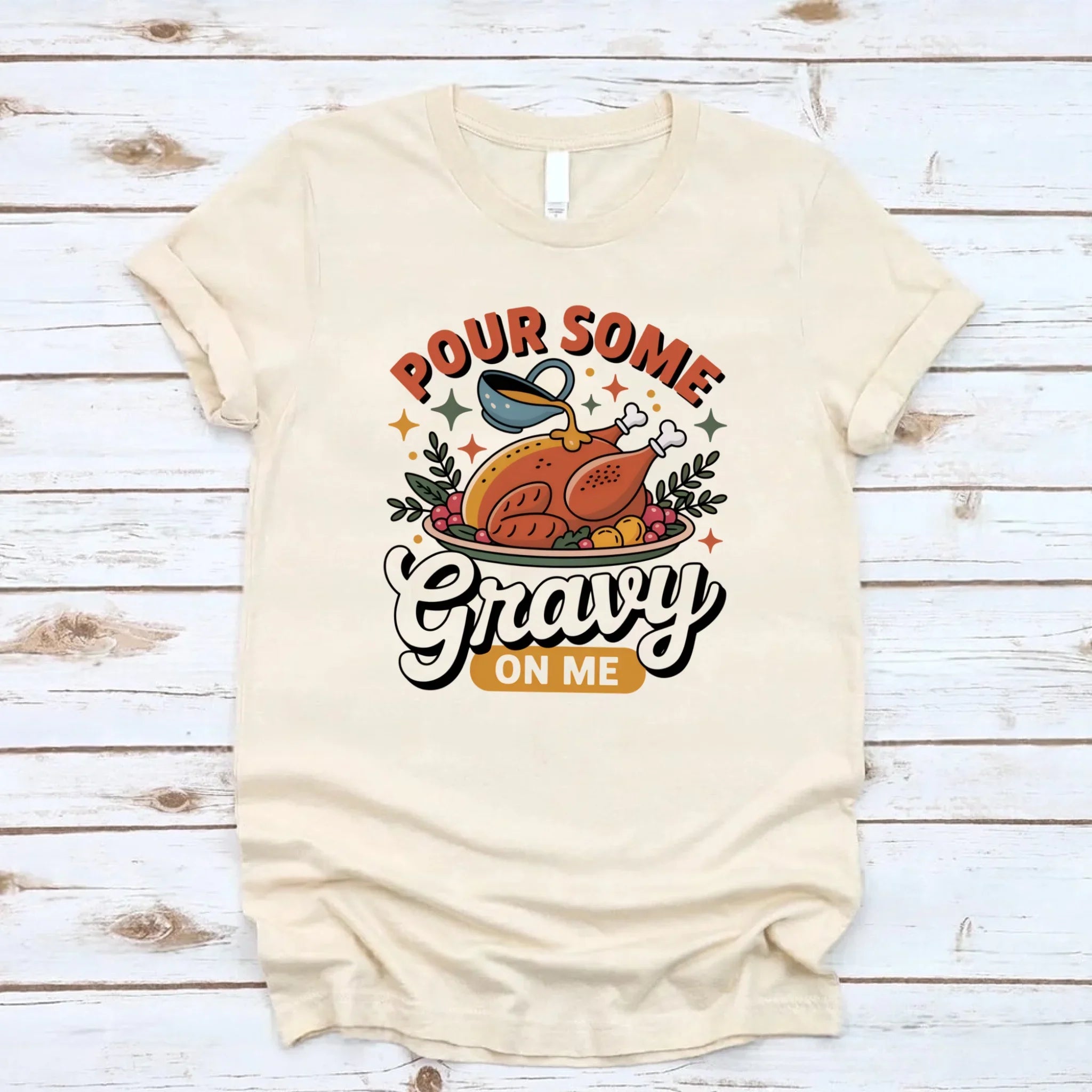 Funny Thanksgiving Couples Shirts – Baste & Gravy Matching Tees Adorb Custom Tees