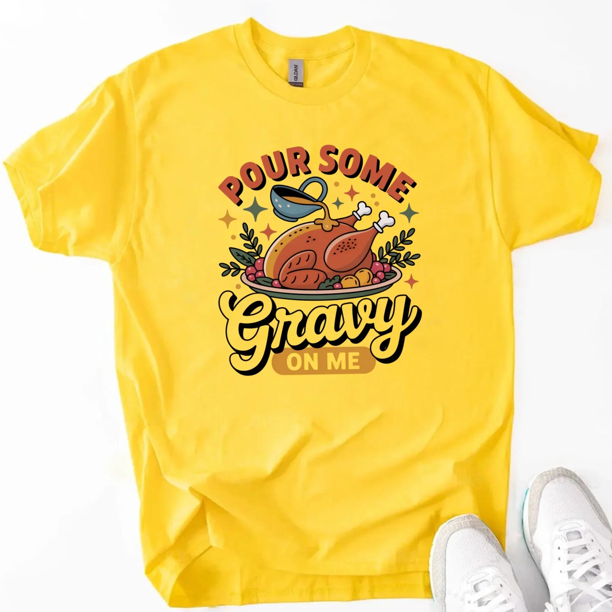 Funny Thanksgiving Couples Shirts – Baste & Gravy Matching Tees Adorb Custom Tees