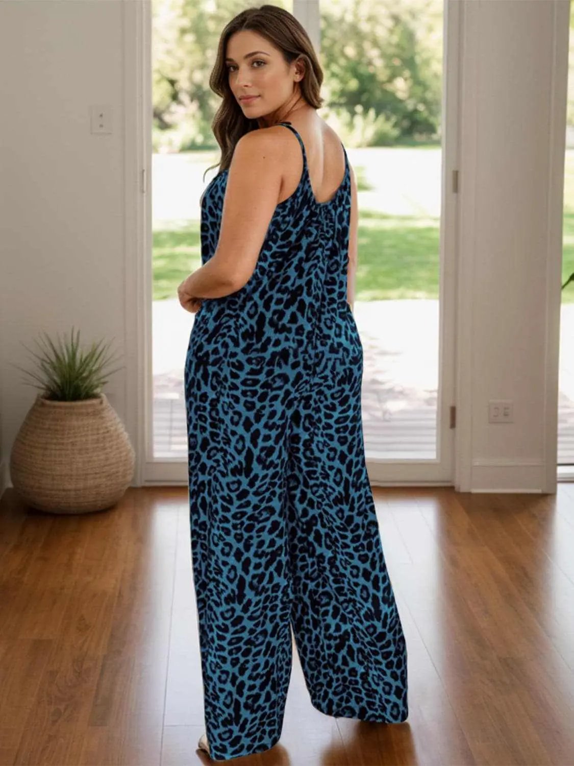 Chic leopard print jumpsuit - Love Salve 