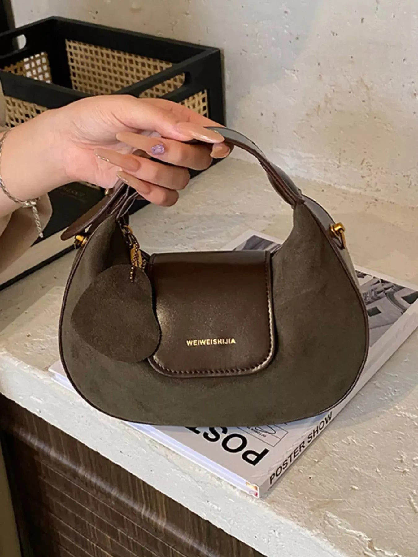 Top Handle Crossbody Bag Simply Love