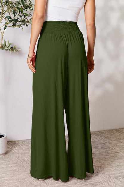 Double Take: Smocked Wide Leg Pants