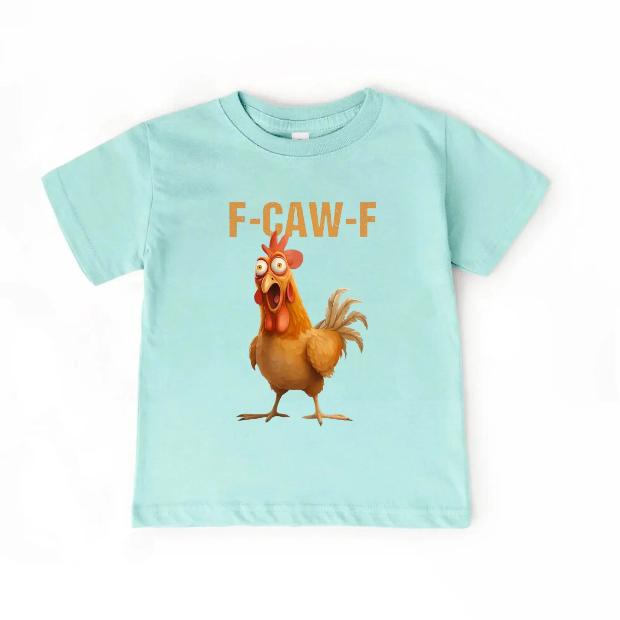 Funny F-Caw-F Rooster Kids T-Shirt Adorb Custom Tees