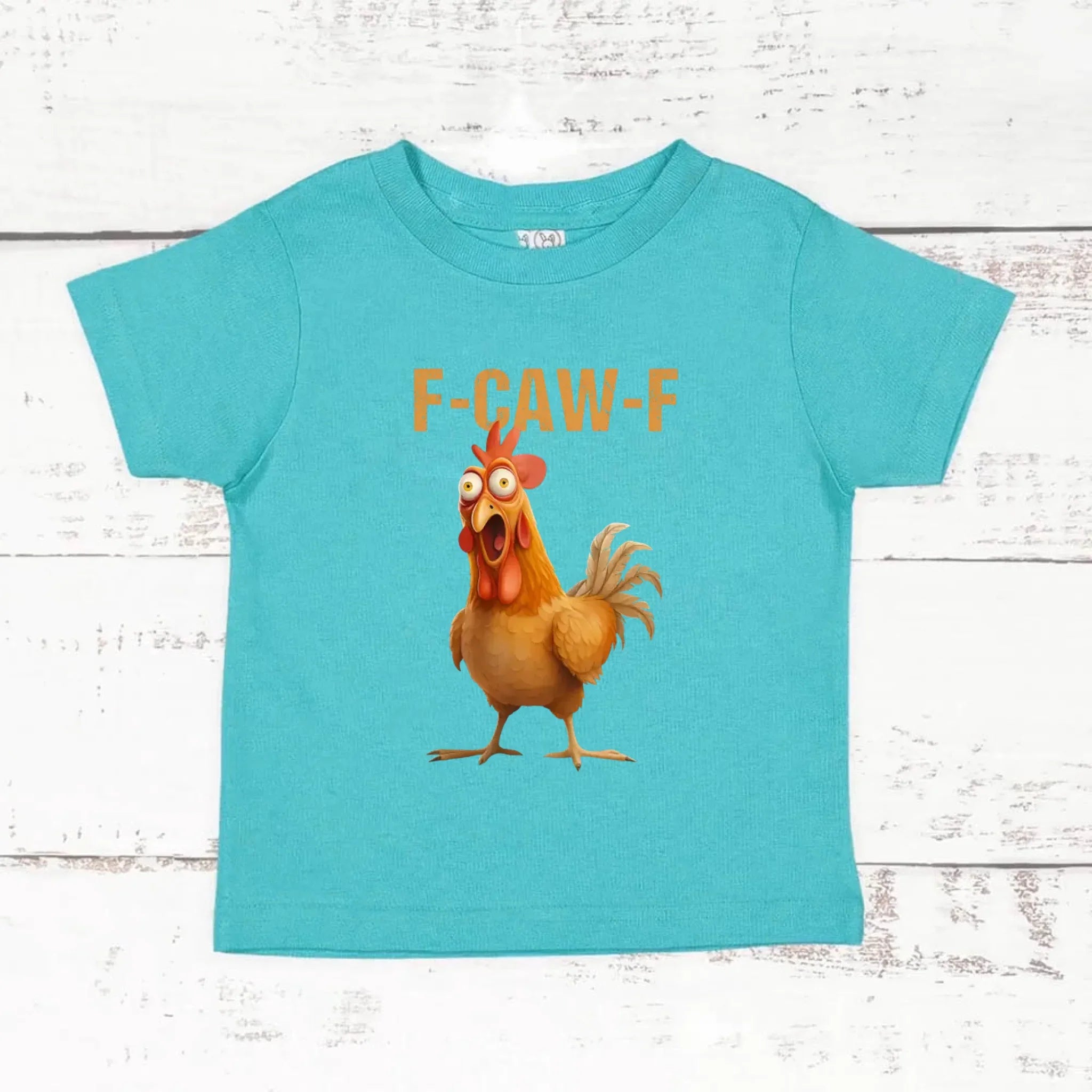 Funny F-Caw-F Rooster Kids T-Shirt Adorb Custom Tees