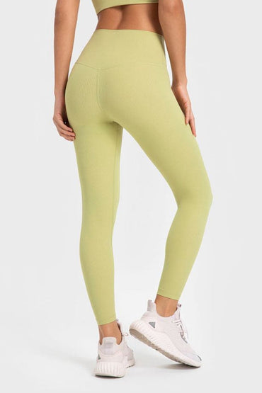 Highly Stretchy Wide Waistband Yoga Leggings.