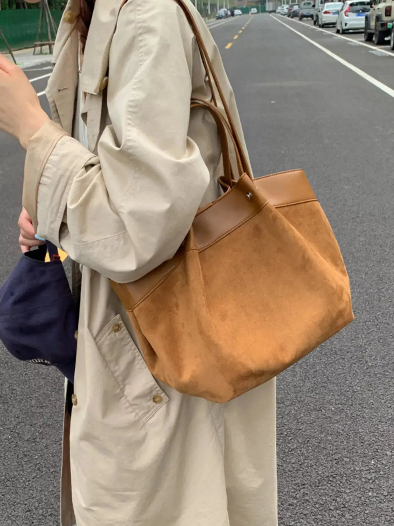 Lightweight Classic Color Tote Bag Simply Love