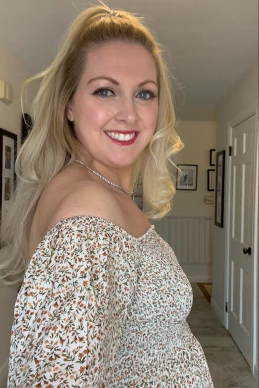 Ivory Floral Smocked Maxi Dress PinkBlush