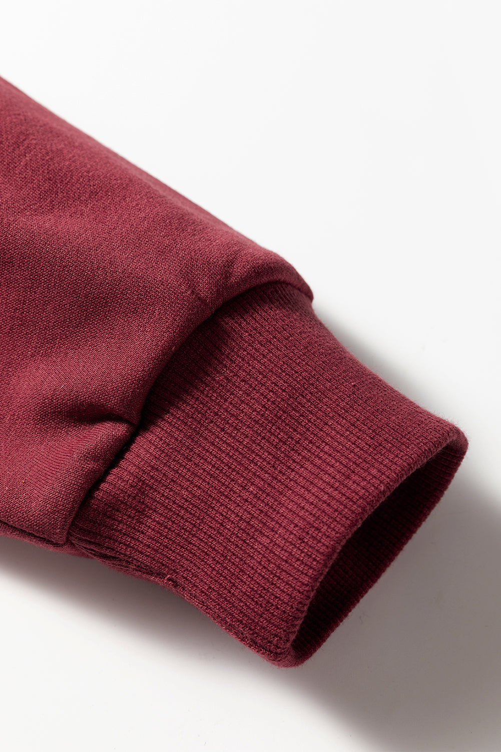 Red Dahlia Varsity Oversized Striped Detail Sweatshirt