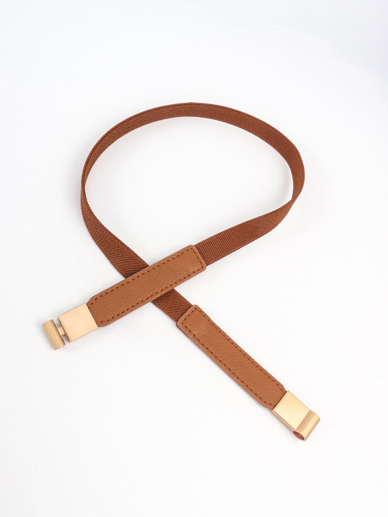 PU Elastic Skinny Belt.