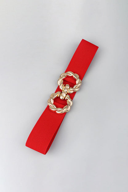 Zinc Alloy Buckle Elastic BeltMaterial: Elastic, zinc alloy
Imported
Product measurements:
Size: 26.8*2 inBuckle: 4.5 inLove Salve Zinc Alloy Buckle Elastic BeltBelts