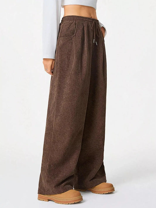 Corduroy Wide Leg Pants Simply Love