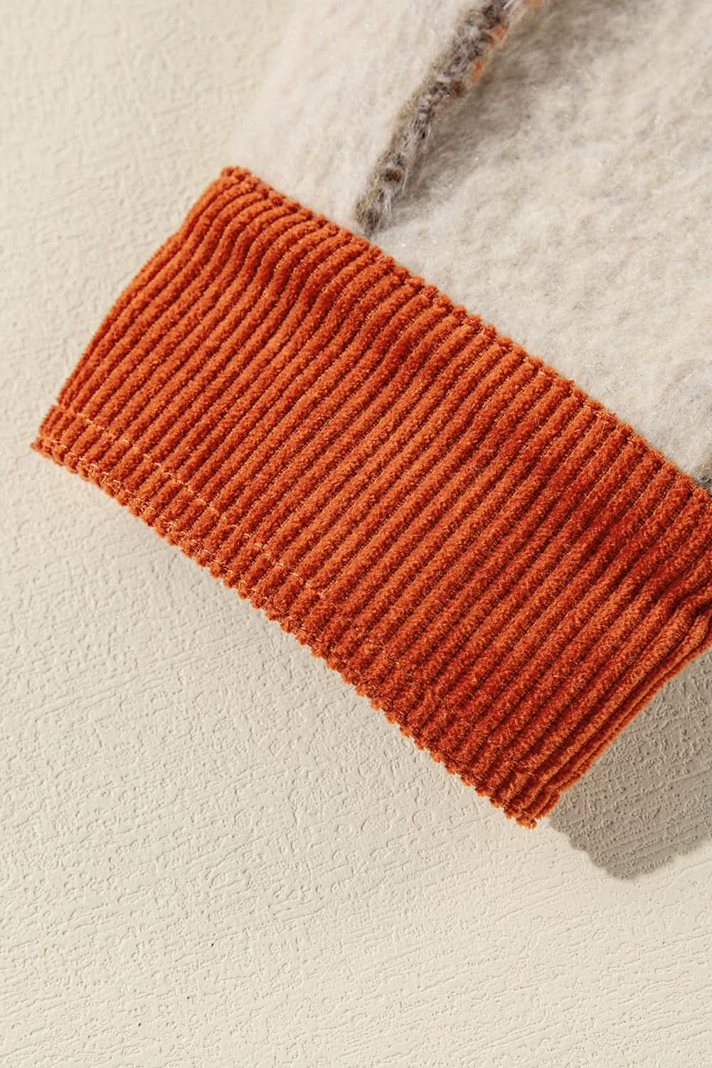 Brown stripe plus size plaid jacket - Love Salve 