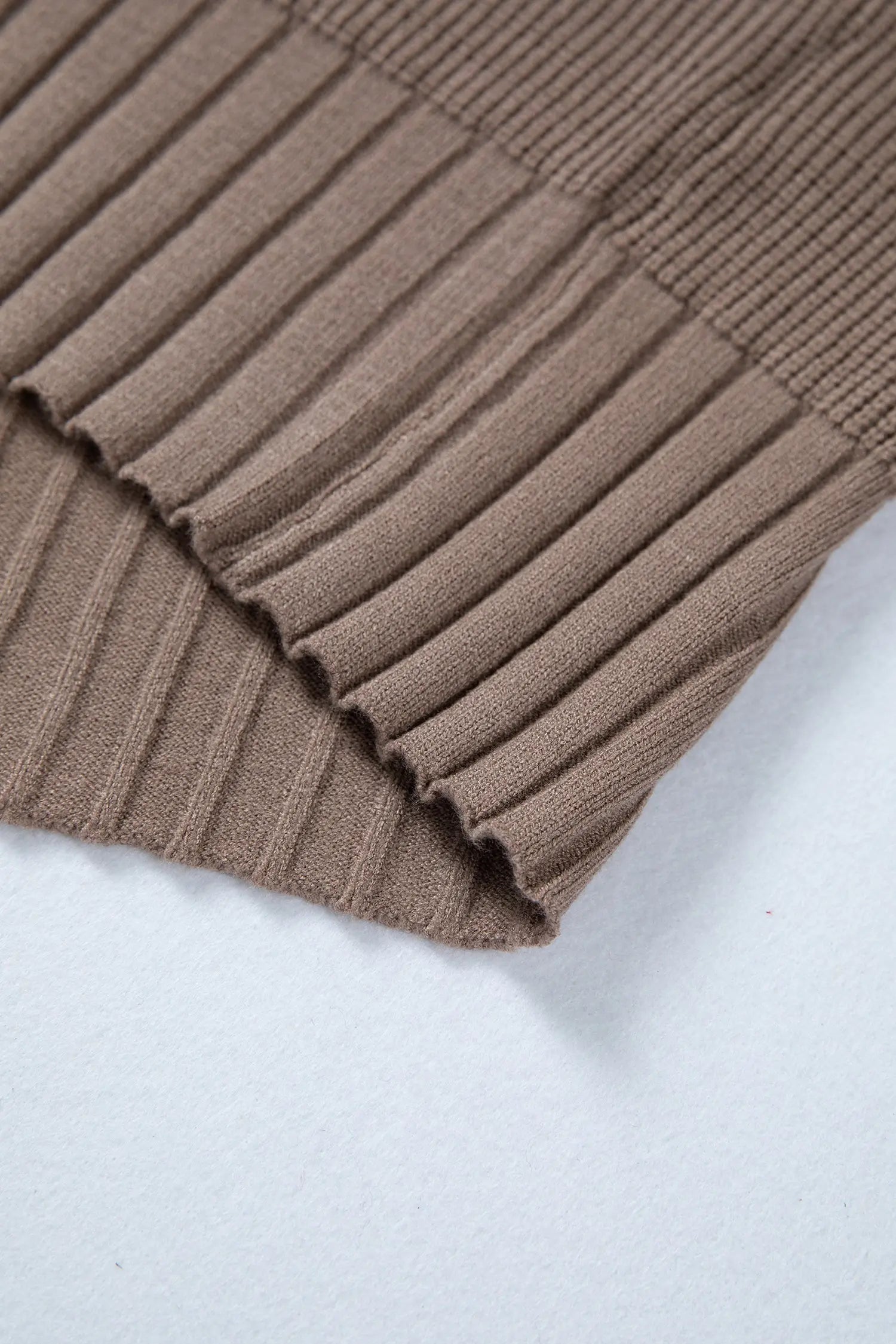 Goat Mixed Texture Knit Button V Neck Cardigan Sweater Dear-Lover Dropshipping