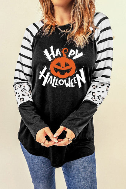 Spooktacular Halloween graphic long sleeve tee