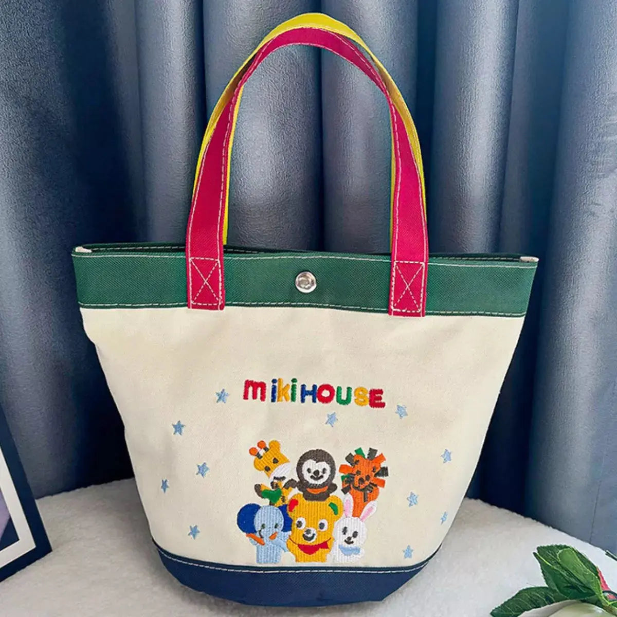 Embroidered Canvas Tote Bag Simply Love