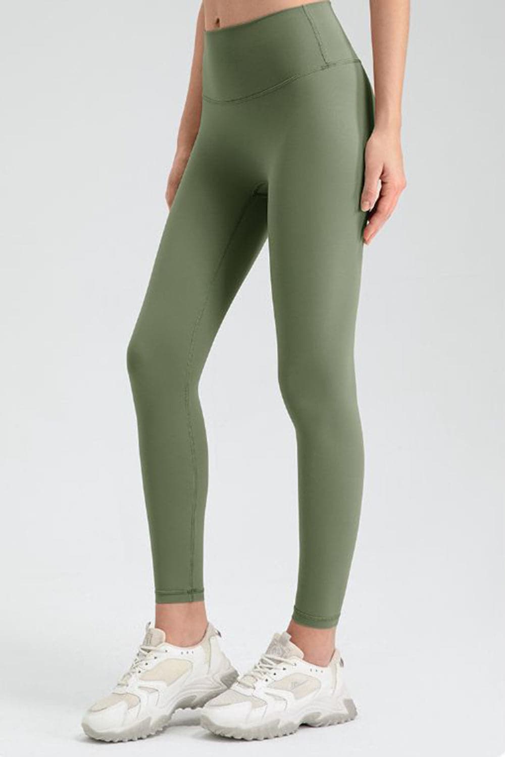 Wide Waistband Sport Leggings.