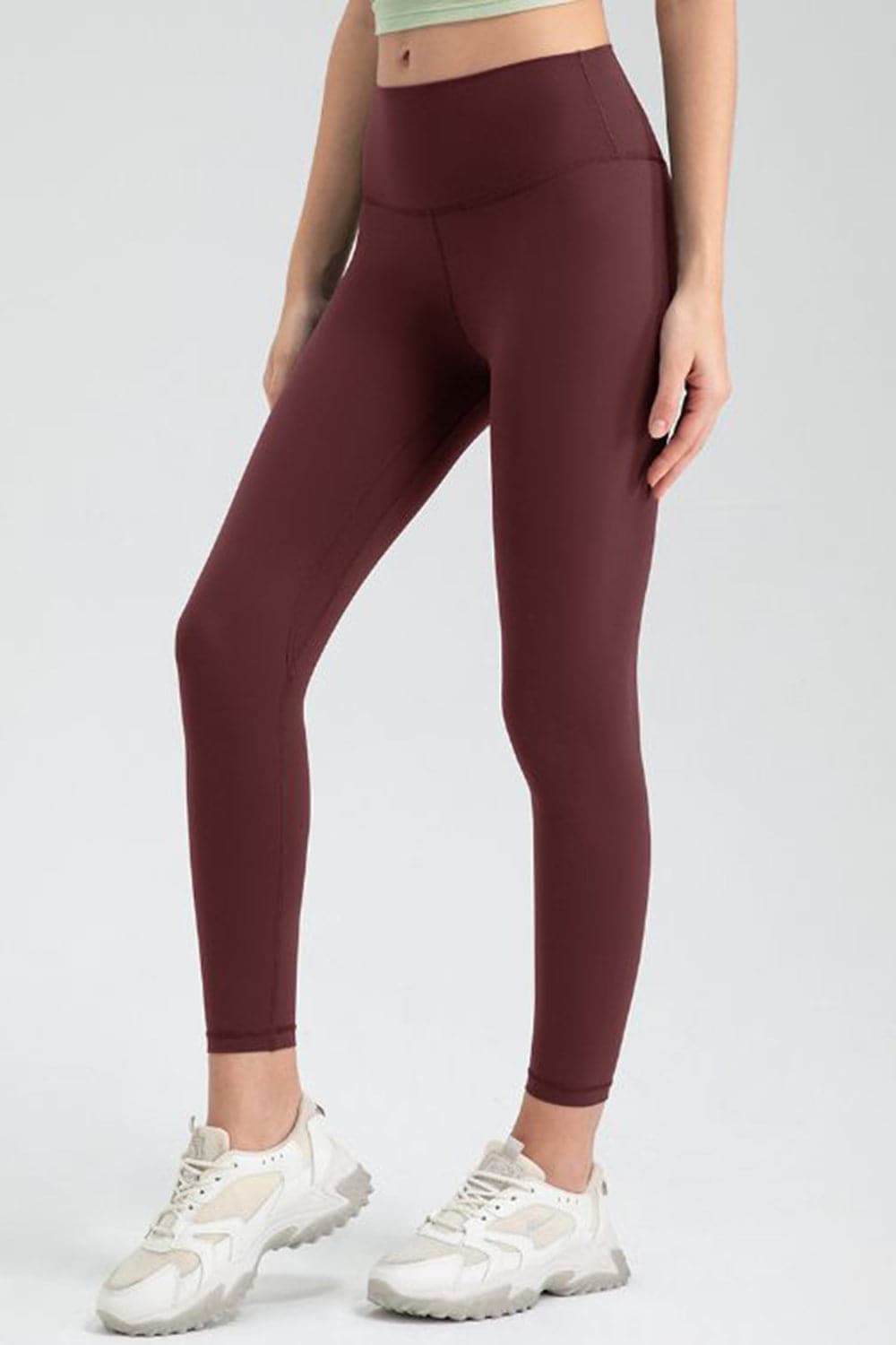 Wide Waistband Slim Fit Active Leggings.