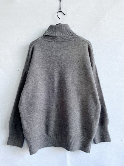 Turtleneck Long Sleeve Sweater.