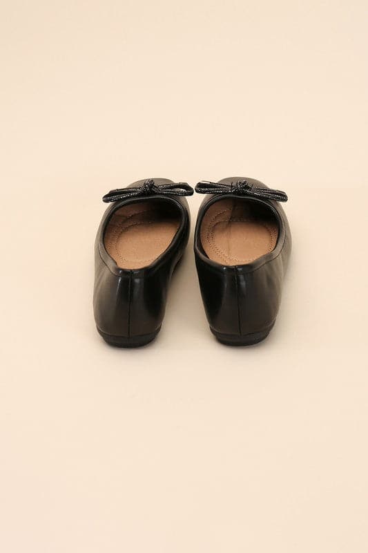 DOROTHY-77 Bow Ballet Flats.