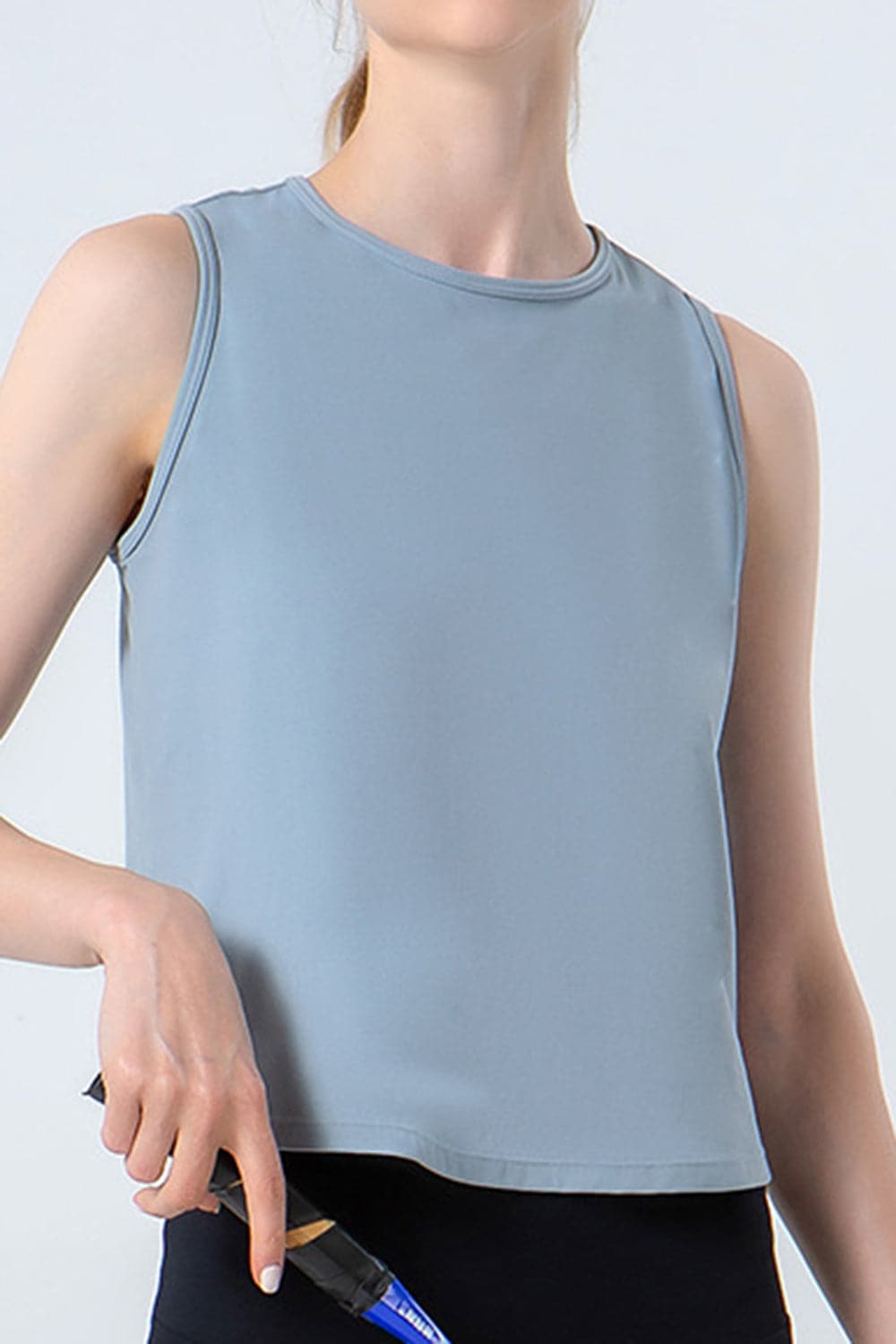 Round Neck Active Tank.