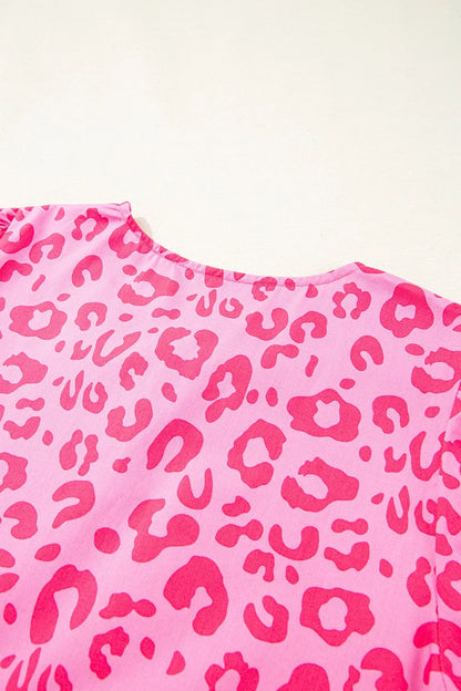 Simply Love: Leopard Puff Sleeve Dress