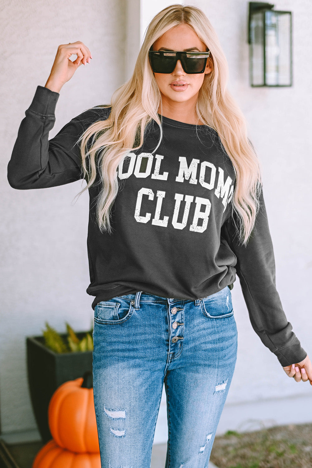 COOL MOM CLUB Round Neck Short Sleeve Sweatshirt Coco’s Tee Boutique