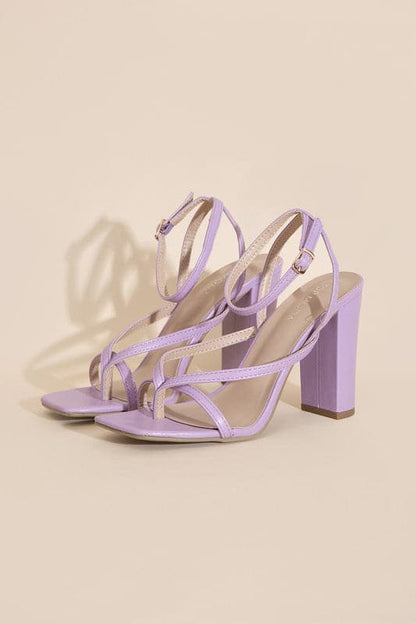 NILE-5 Thong Strappy Heels.